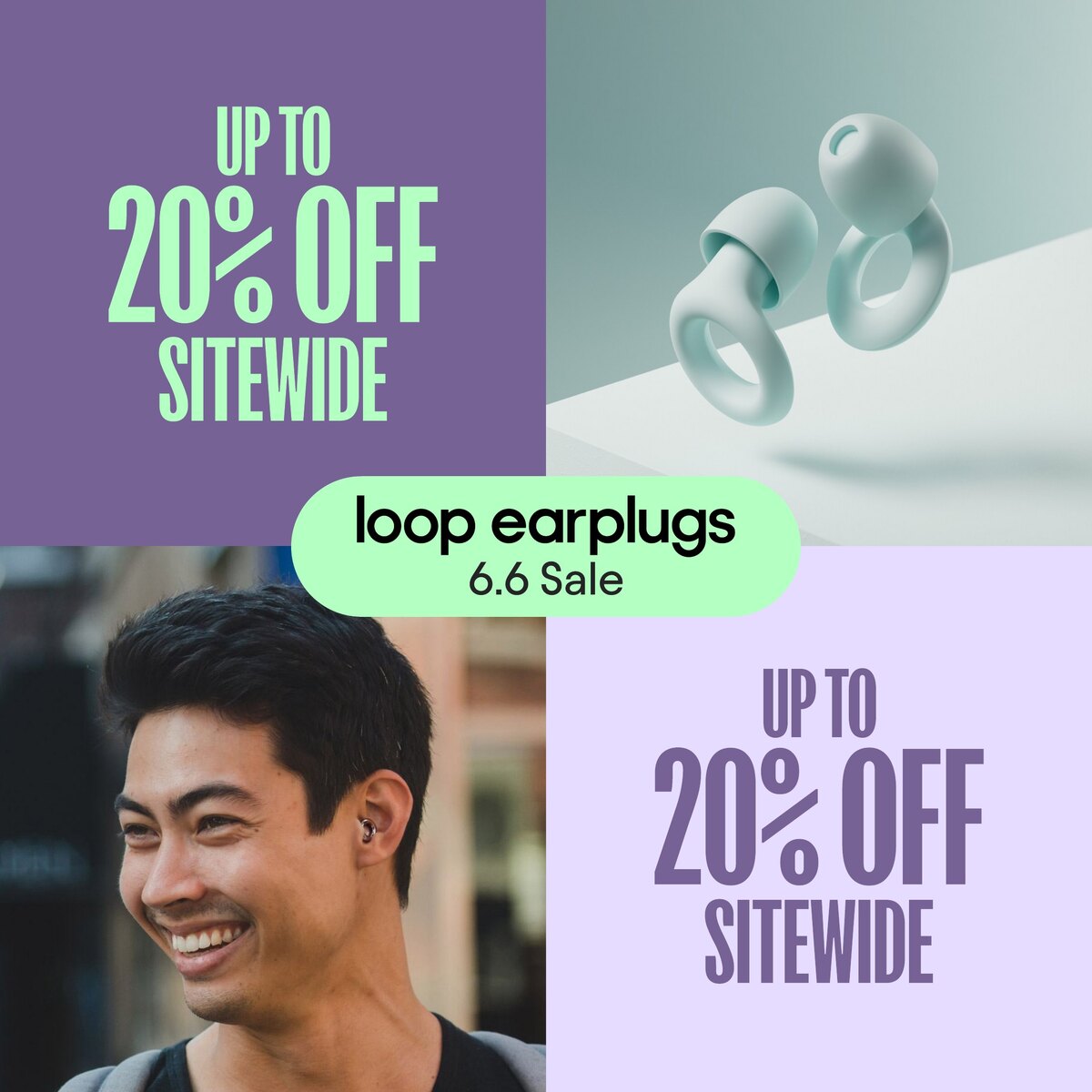 6.6 sale static: up to 20% off sitewide
